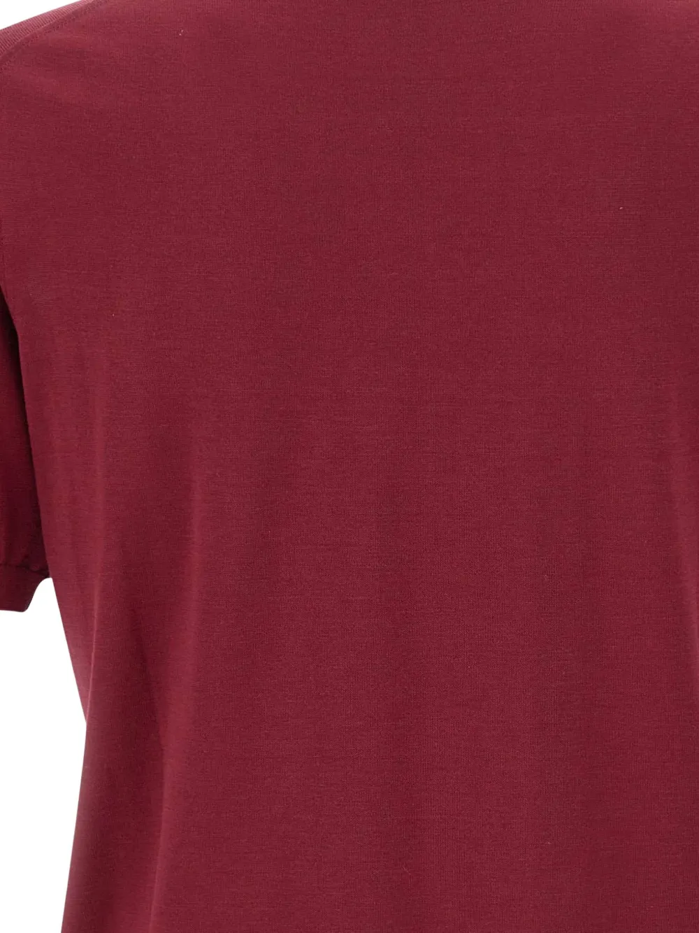 Kangra Geribbeld T-shirt Rood