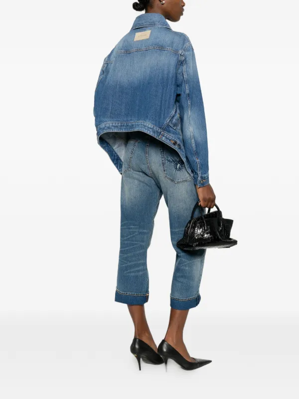 Givenchy Button Denim Jacket | Blue | FARFETCH