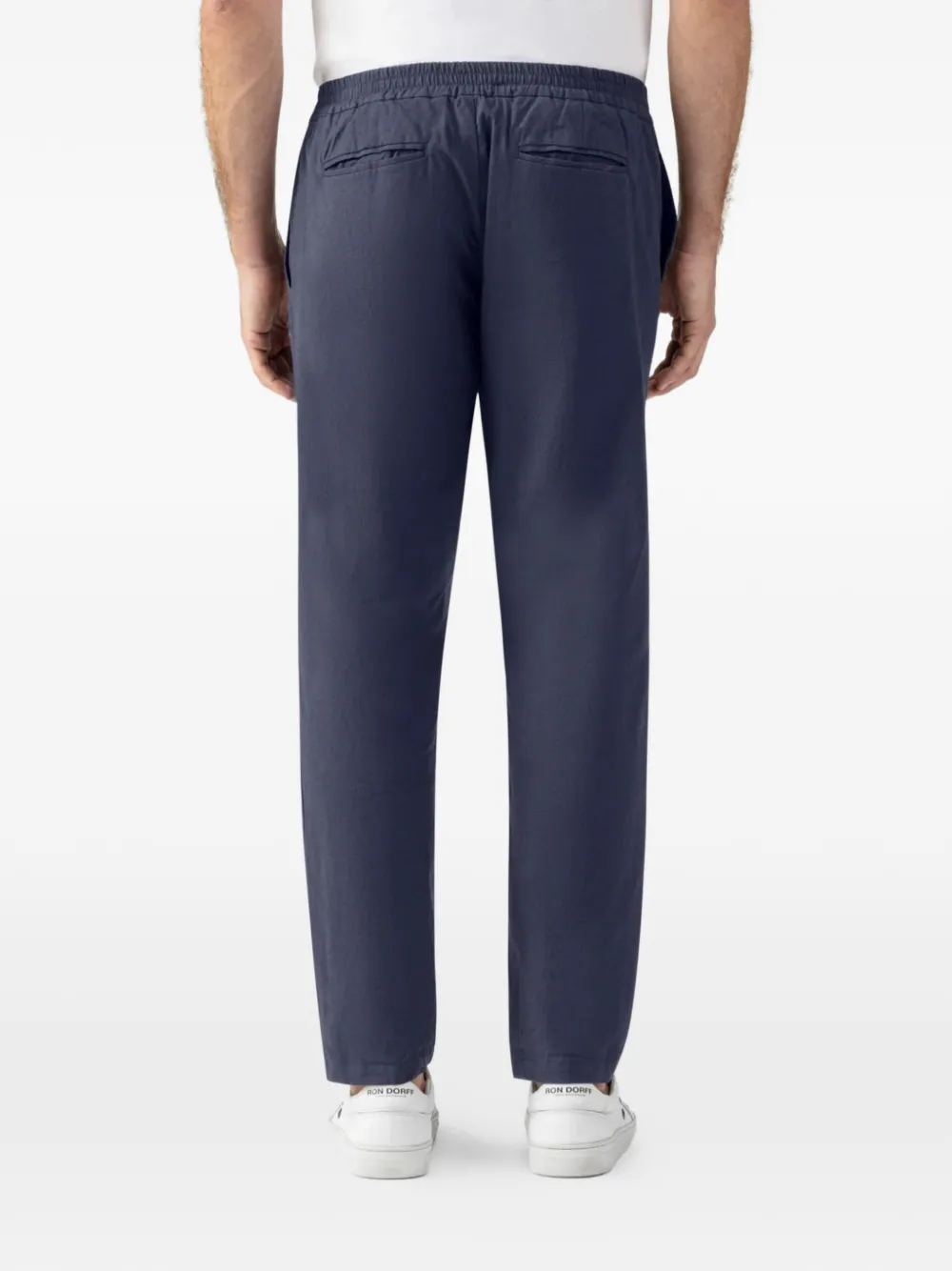 Ron Dorff Broek met elastische taille Blauw