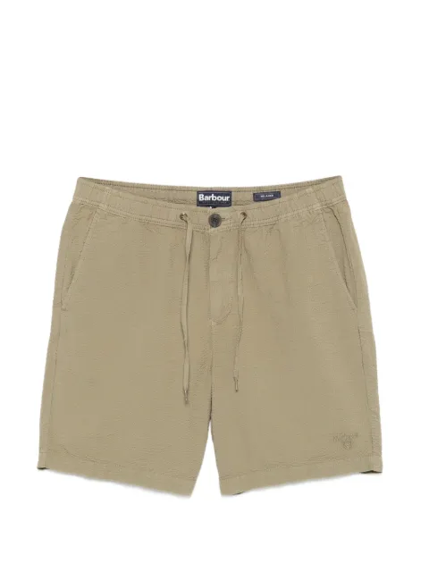 Barbour seersucker drawstring shorts