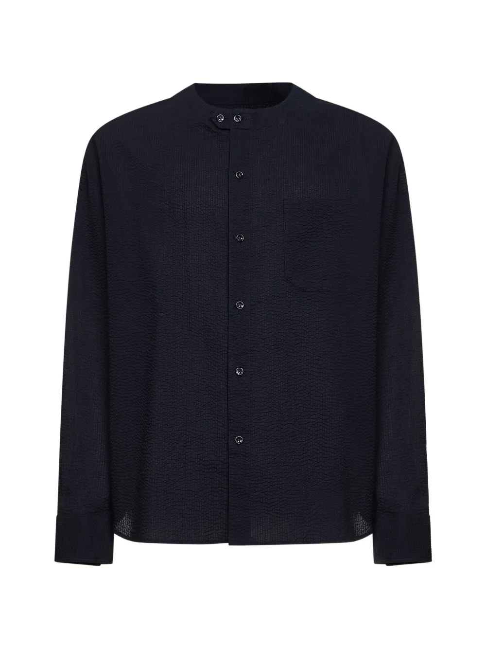 Giorgio Armani buttoned chest pocket shirt - Blu