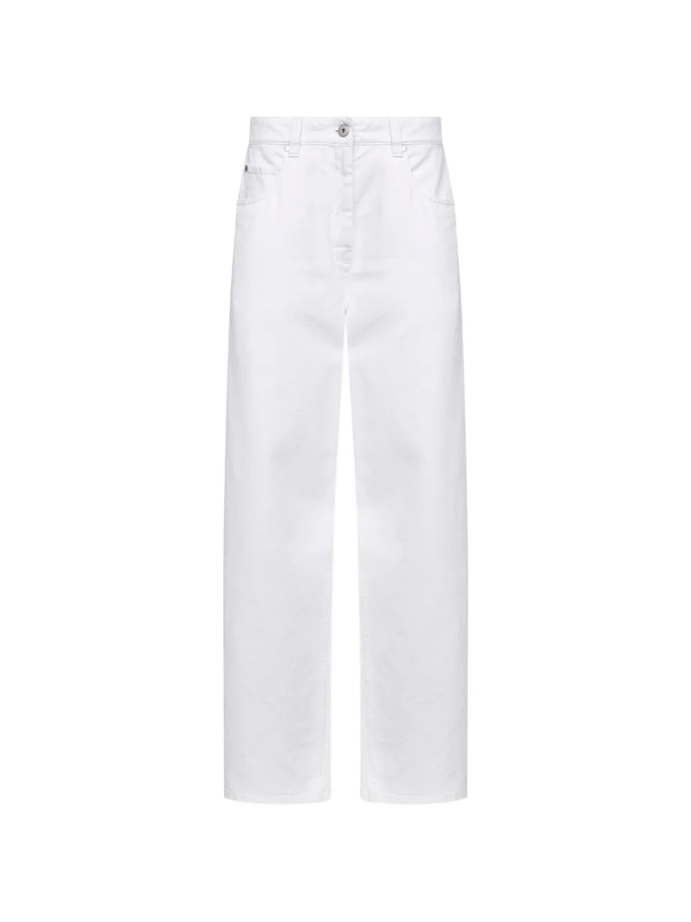 Brunello Cucinelli five-pocket-style jeans - Bianco