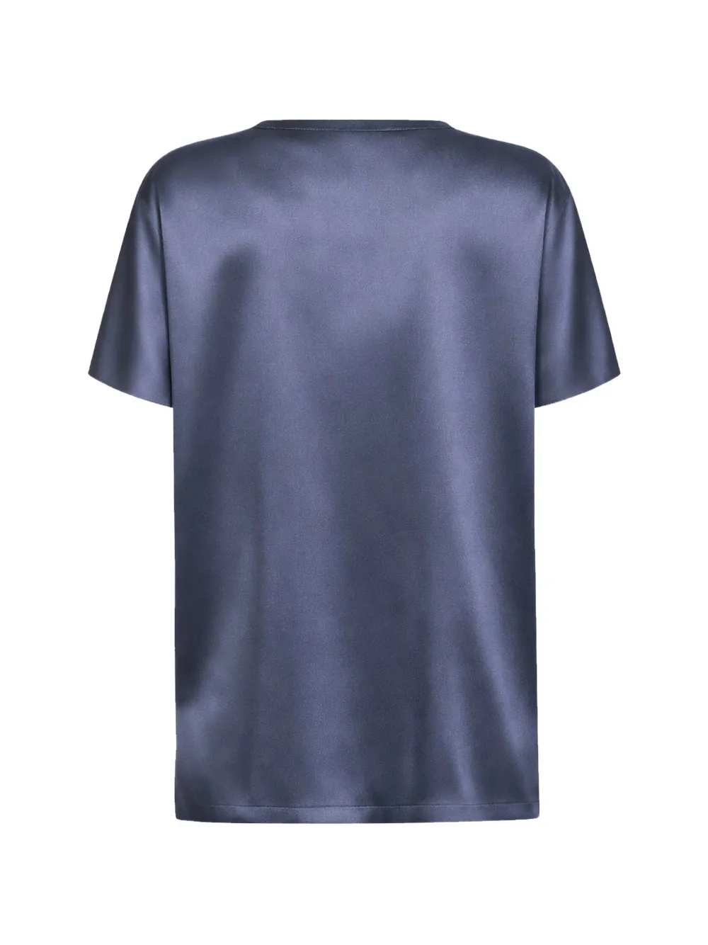  Giorgio Armani Draped Asymmetric Top - Blue 