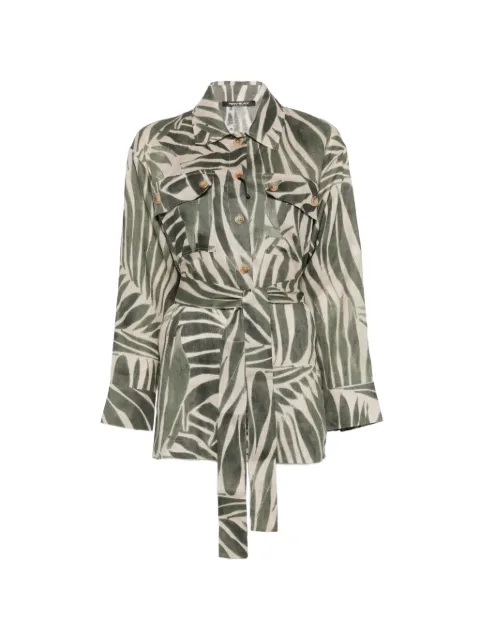 Pennyblack print belted shirt
