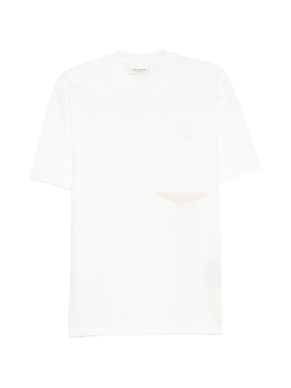YES LONDON patch-pocket T-shirt - Bianco