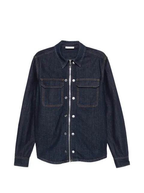 YES LONDON zip-up denim shirt