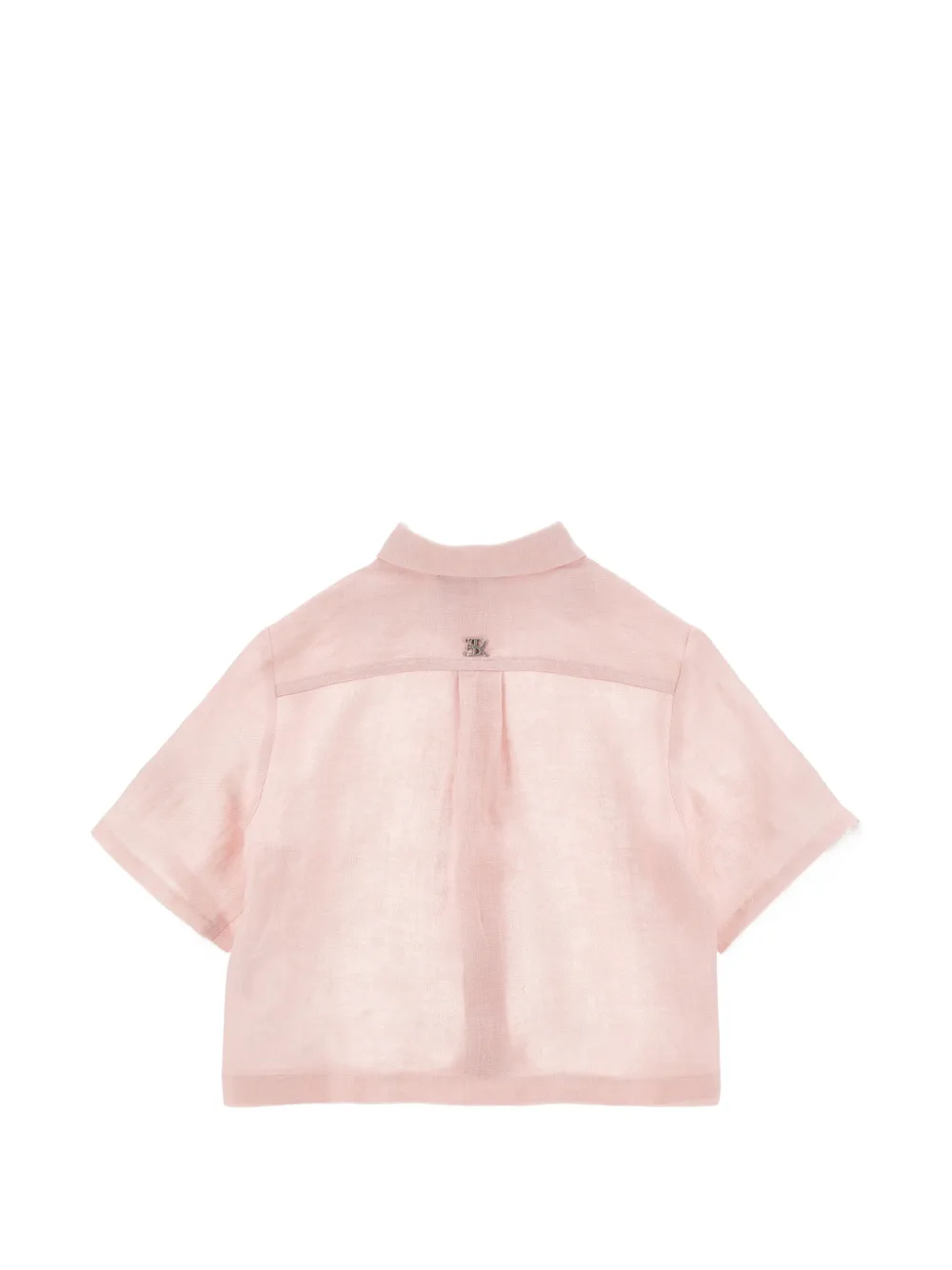  Ermanno Scervino Junior Flower-embroidered Shirt - Pink 