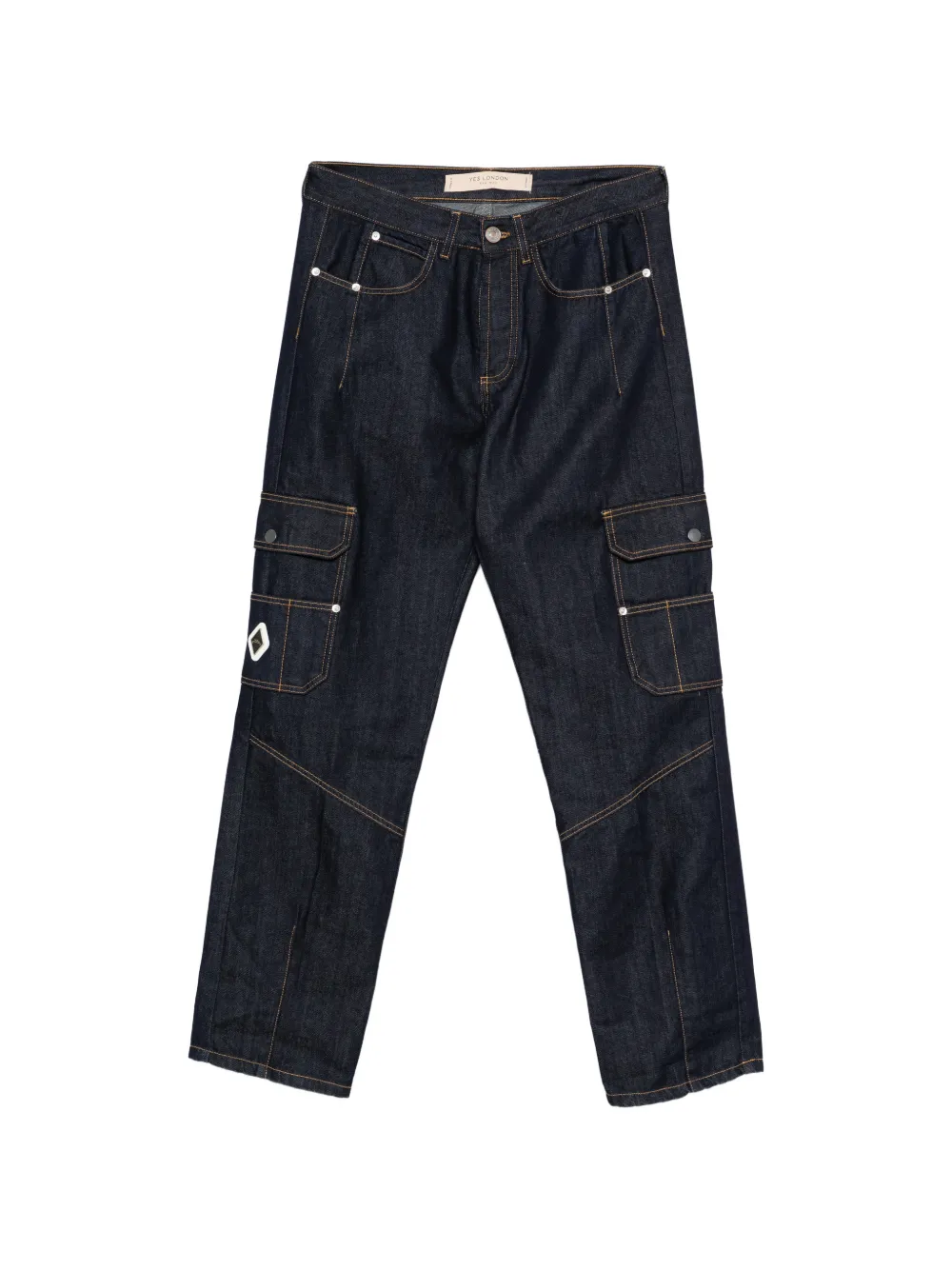 YES LONDON cargo-pocket jeans - Blu