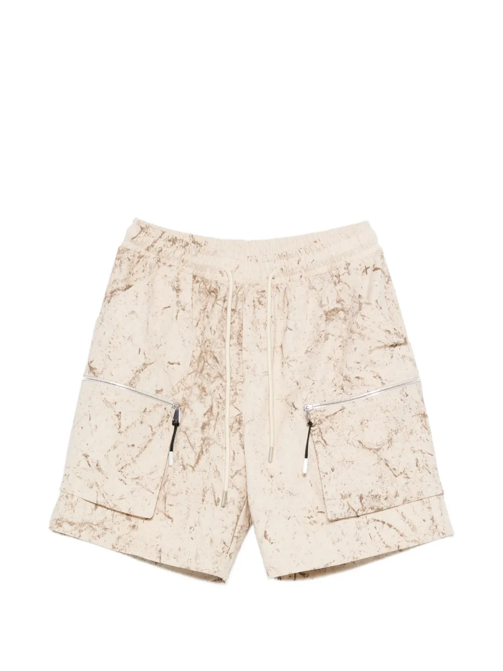 YES LONDON pocket drawstring shorts - Toni neutri