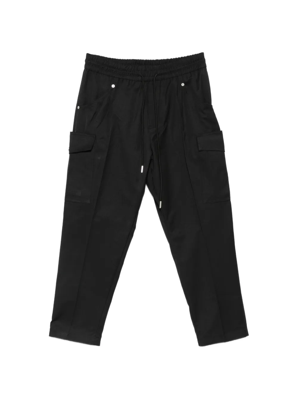 YES LONDON drawstring cargo pants - Schwarz