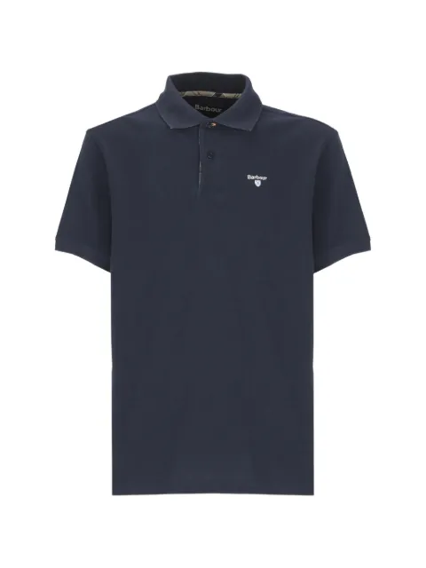 Barbour embroidered-logo polo shirt