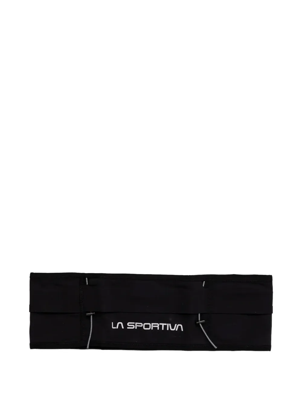 La Sportiva logo-print elasticated belt bag - Schwarz