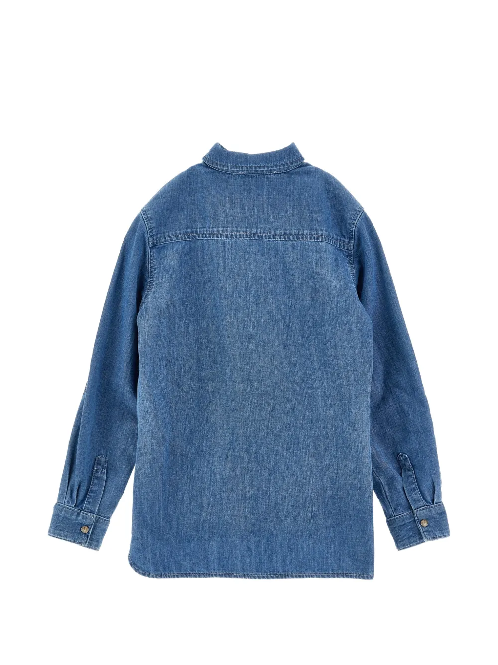 Ermanno Scervino Junior Shirt met kanten detail Blauw