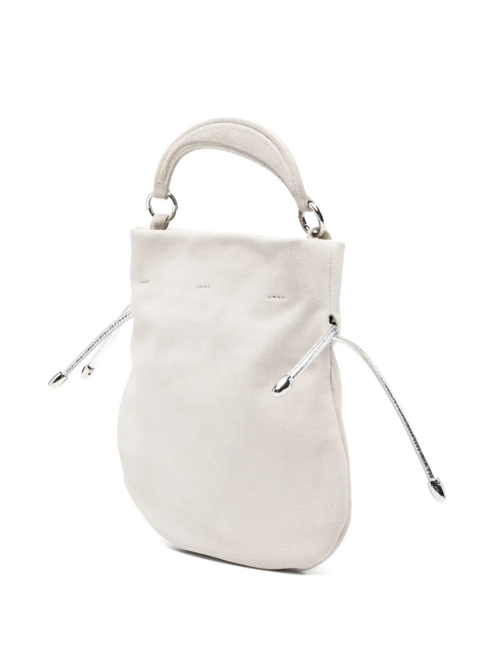  Orciani Appliqué Drawstring Tote Bag - Neutrals 
