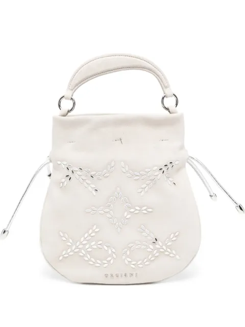 Orciani appliqué drawstring tote bag