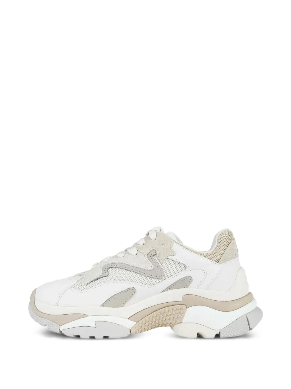  Ash Panelled Leather Sneakers - White 