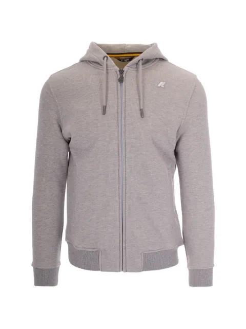 K-Way zip logo hoodie