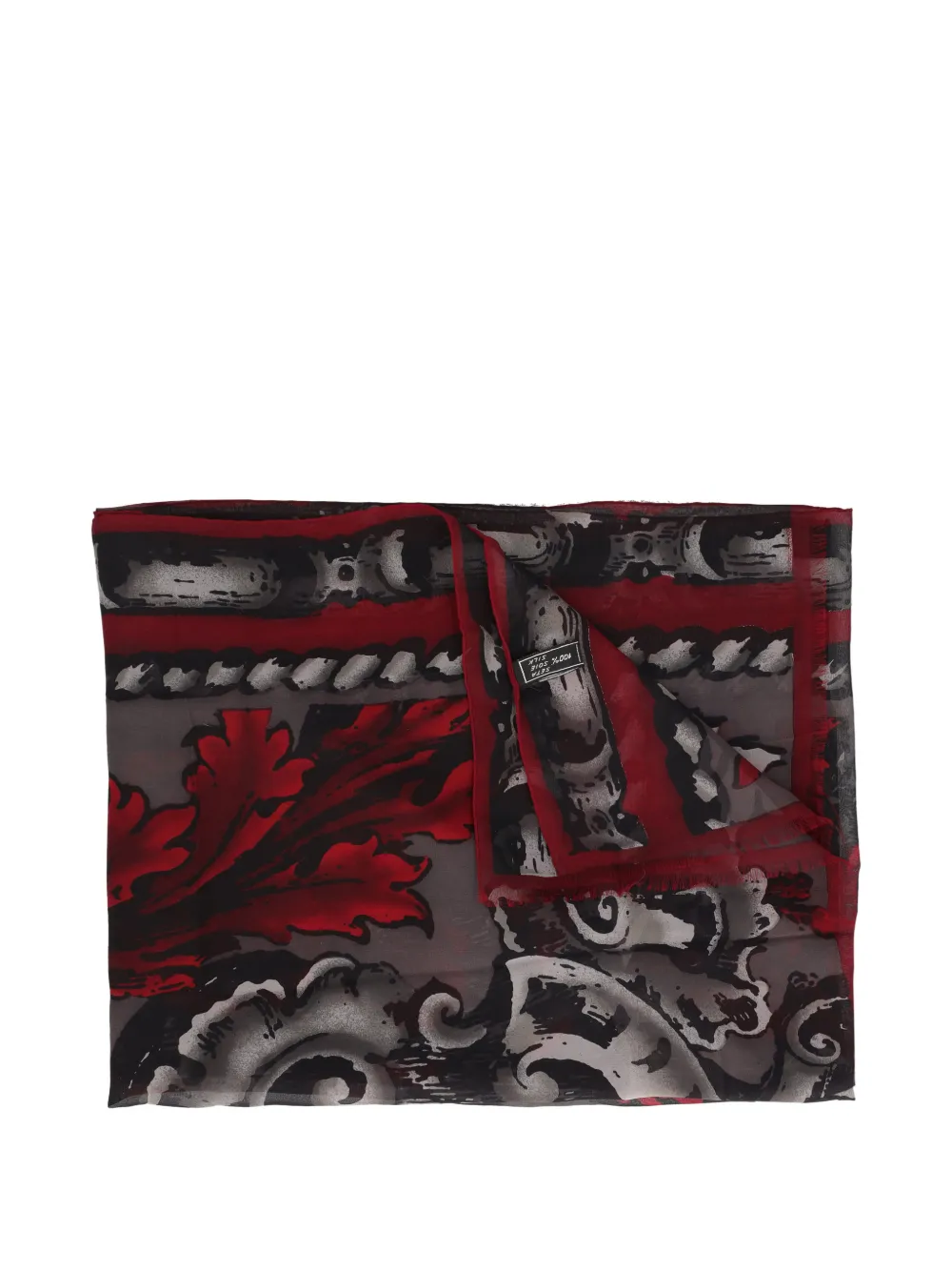 Gianfranco Ferré Pre-Owned patterned foulard scarf - Grigio
