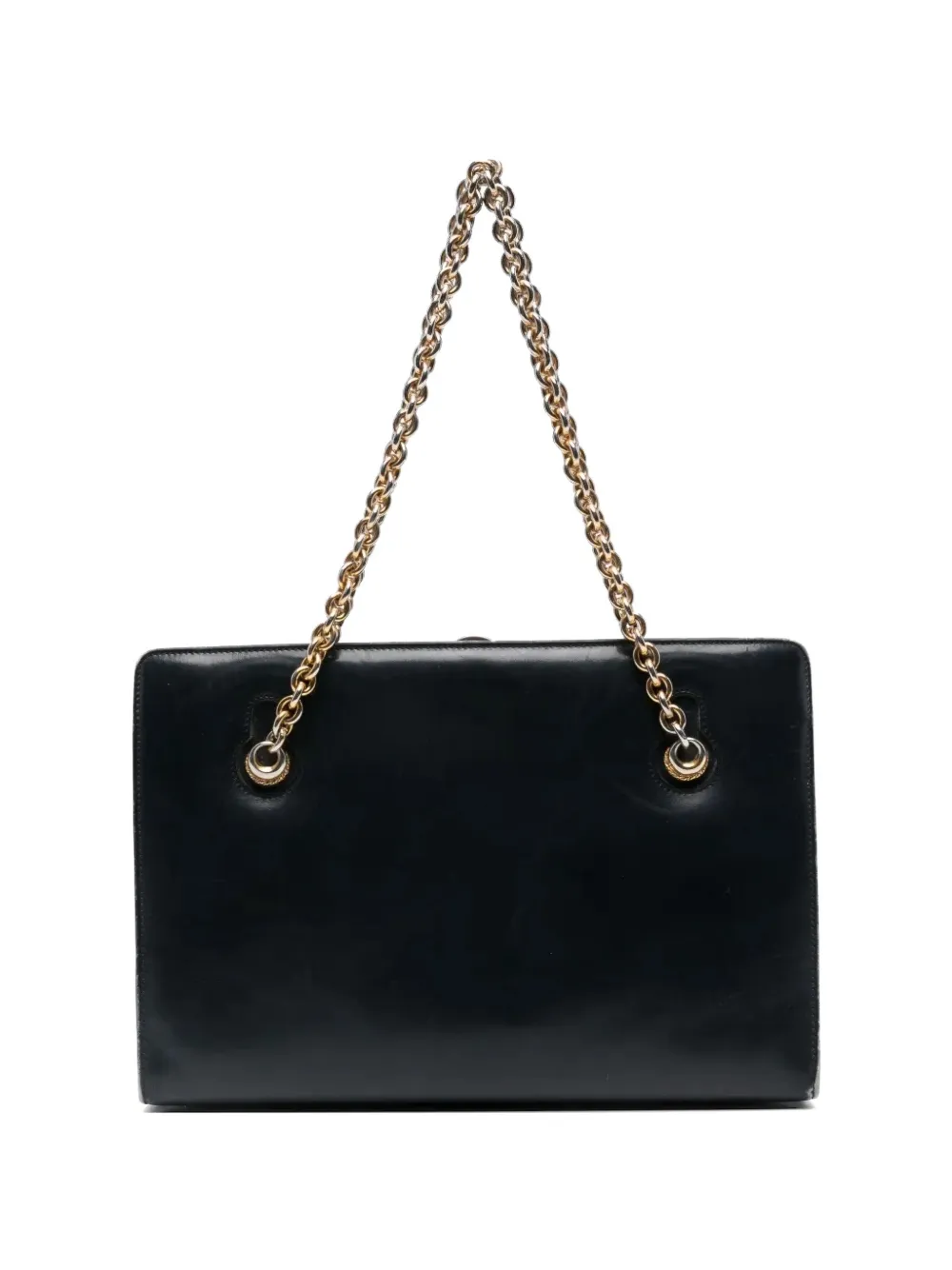 Gucci Pre-Owned chain leather shoulder bag - Nero