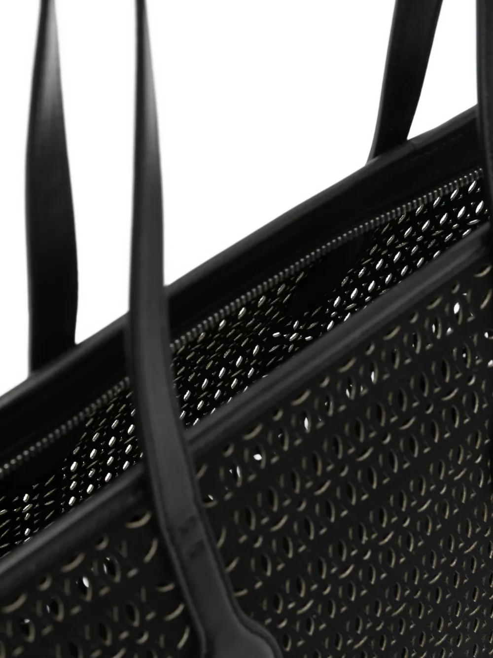 GIANNI CHIARINI Shopper met uitgesneden details Zwart