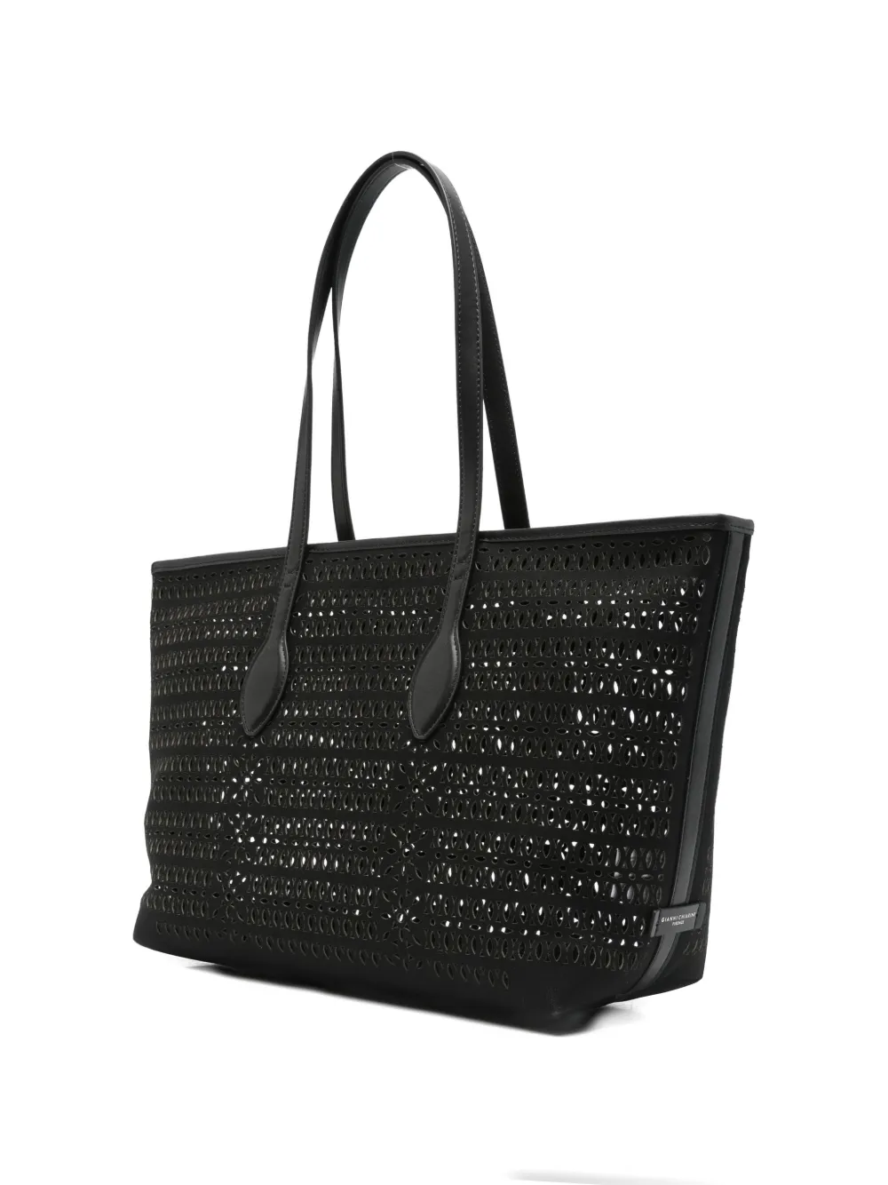 GIANNI CHIARINI Shopper met uitgesneden details Zwart