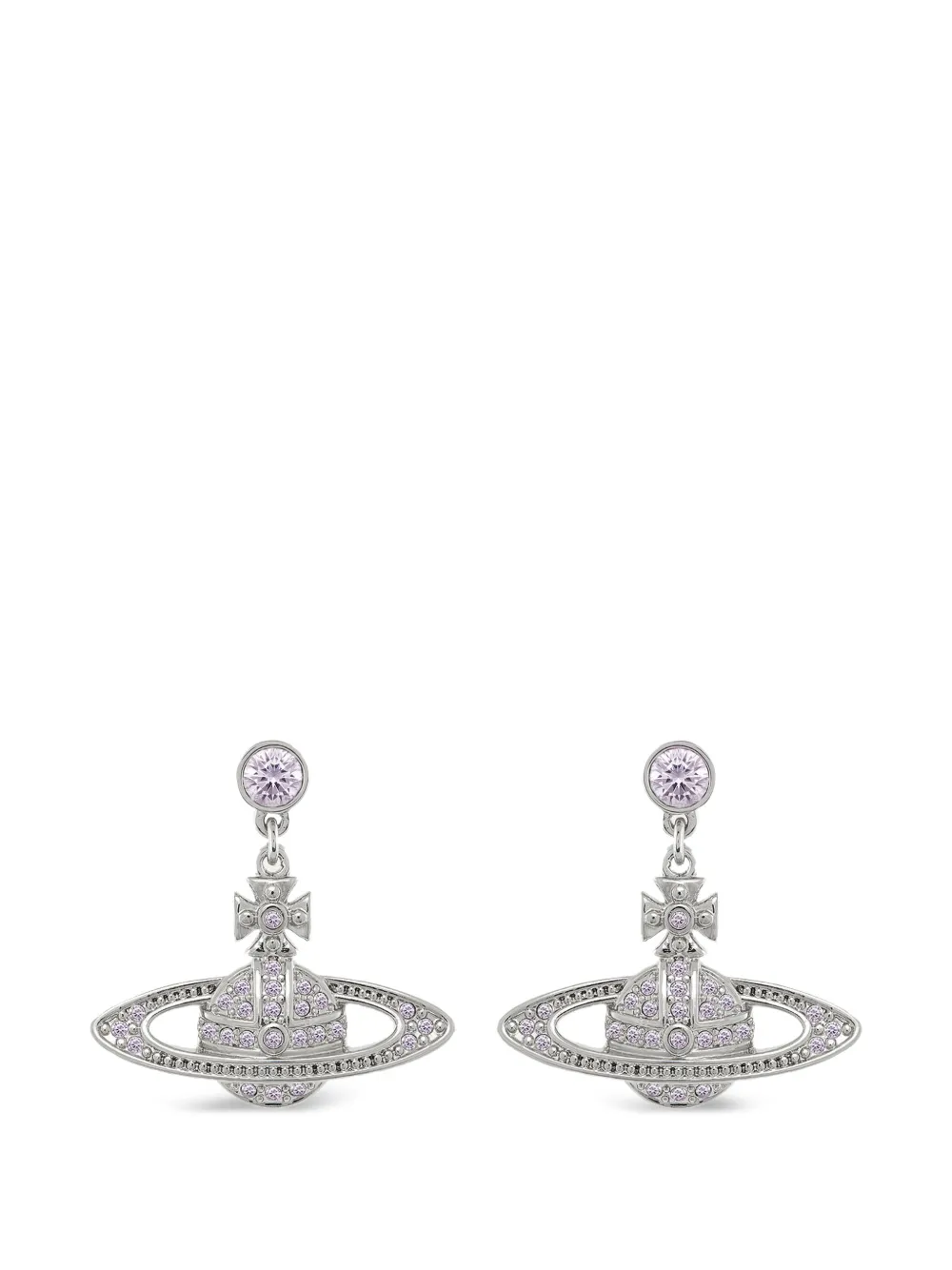 Vivienne Westwood Mini Bas Relief Drop earrings - Argento