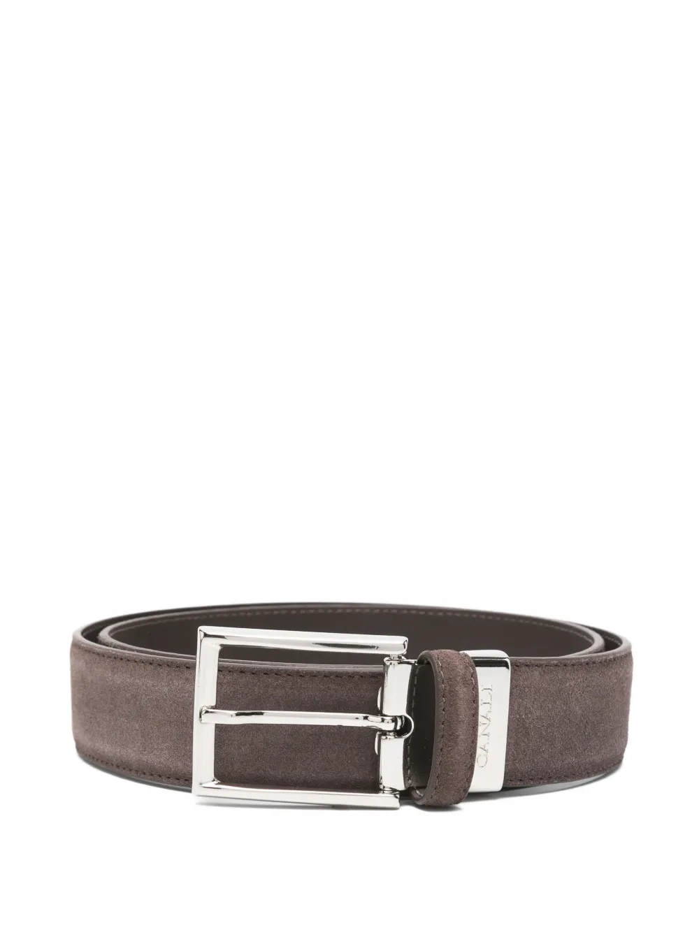 Canali leather belt - Marrone