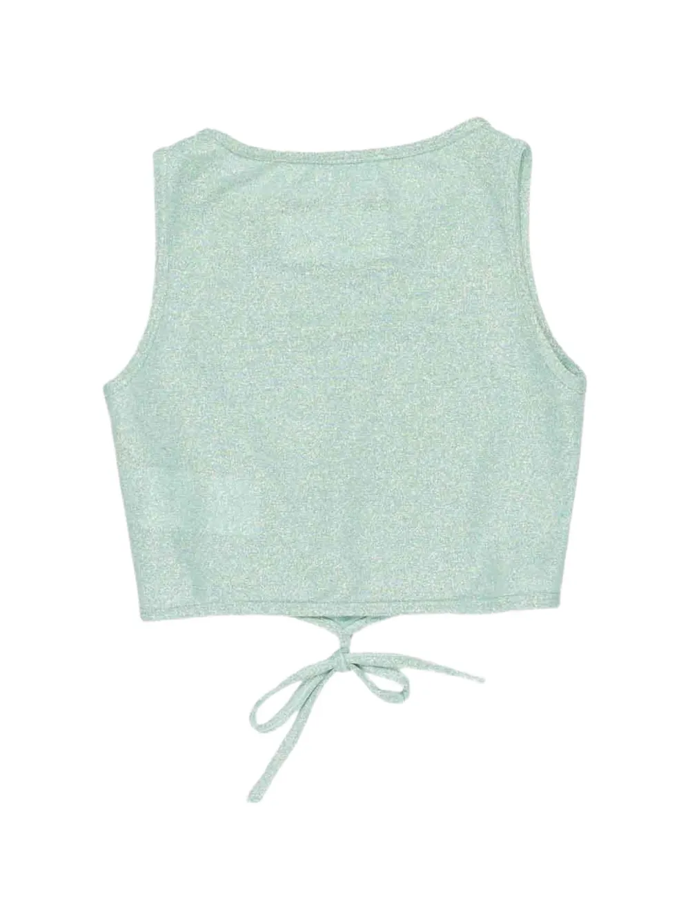  Miss Grant Kids Glitter-effect Top - Green 