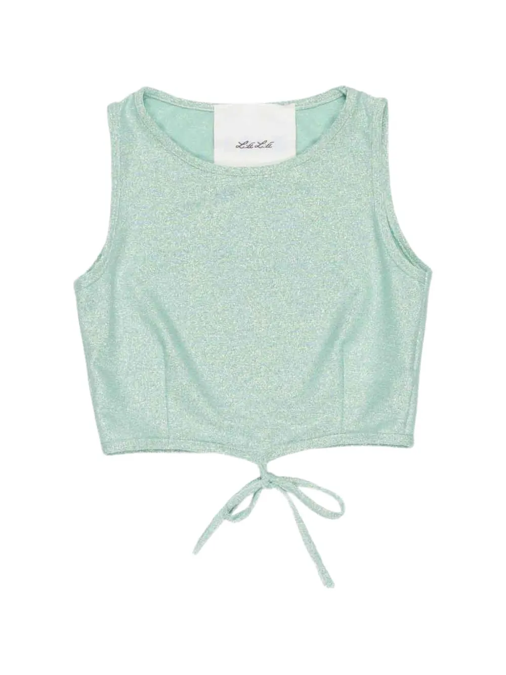 Miss Grant Kids glitter-effect top - Verde