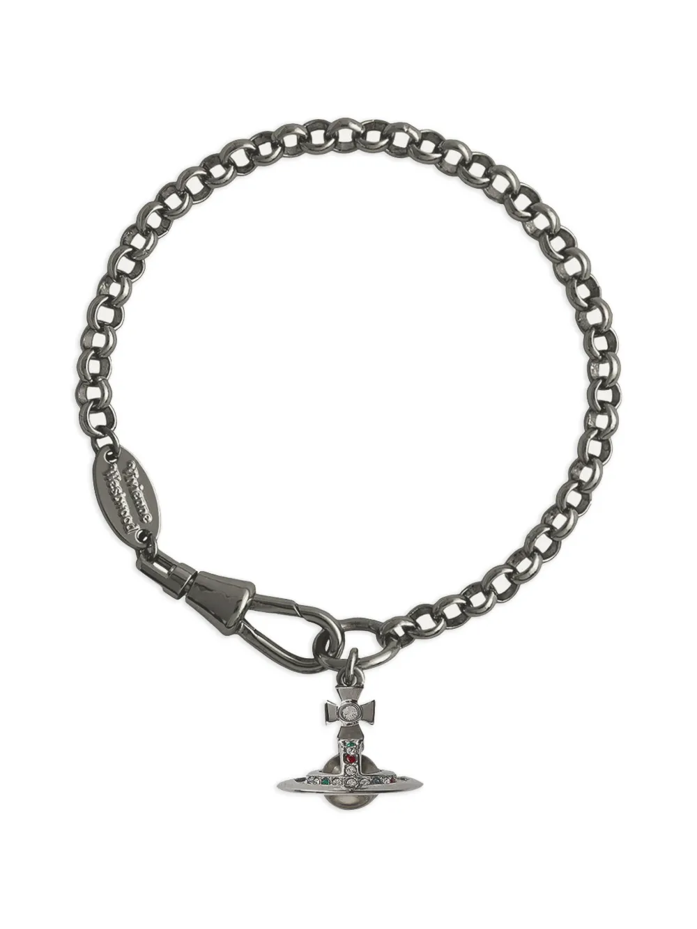 Vivienne Westwood New Petite Orb bracelet - Grigio