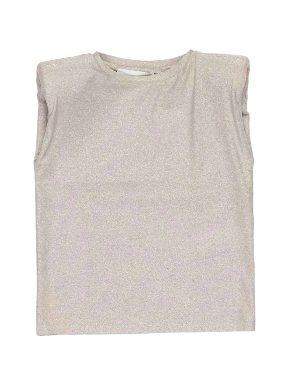 Miss Grant Kids glitter-effect T-shirt - Toni neutri