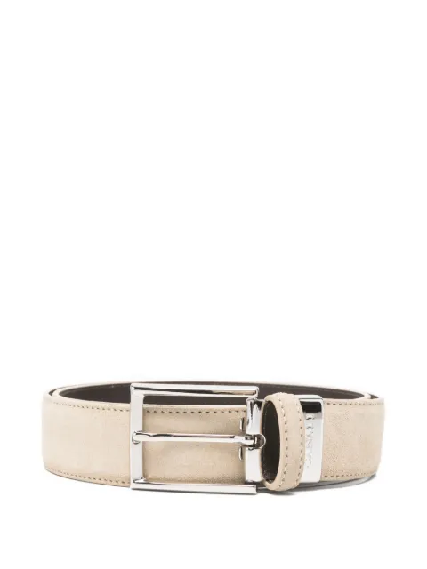Canali rectangular-buckle belt