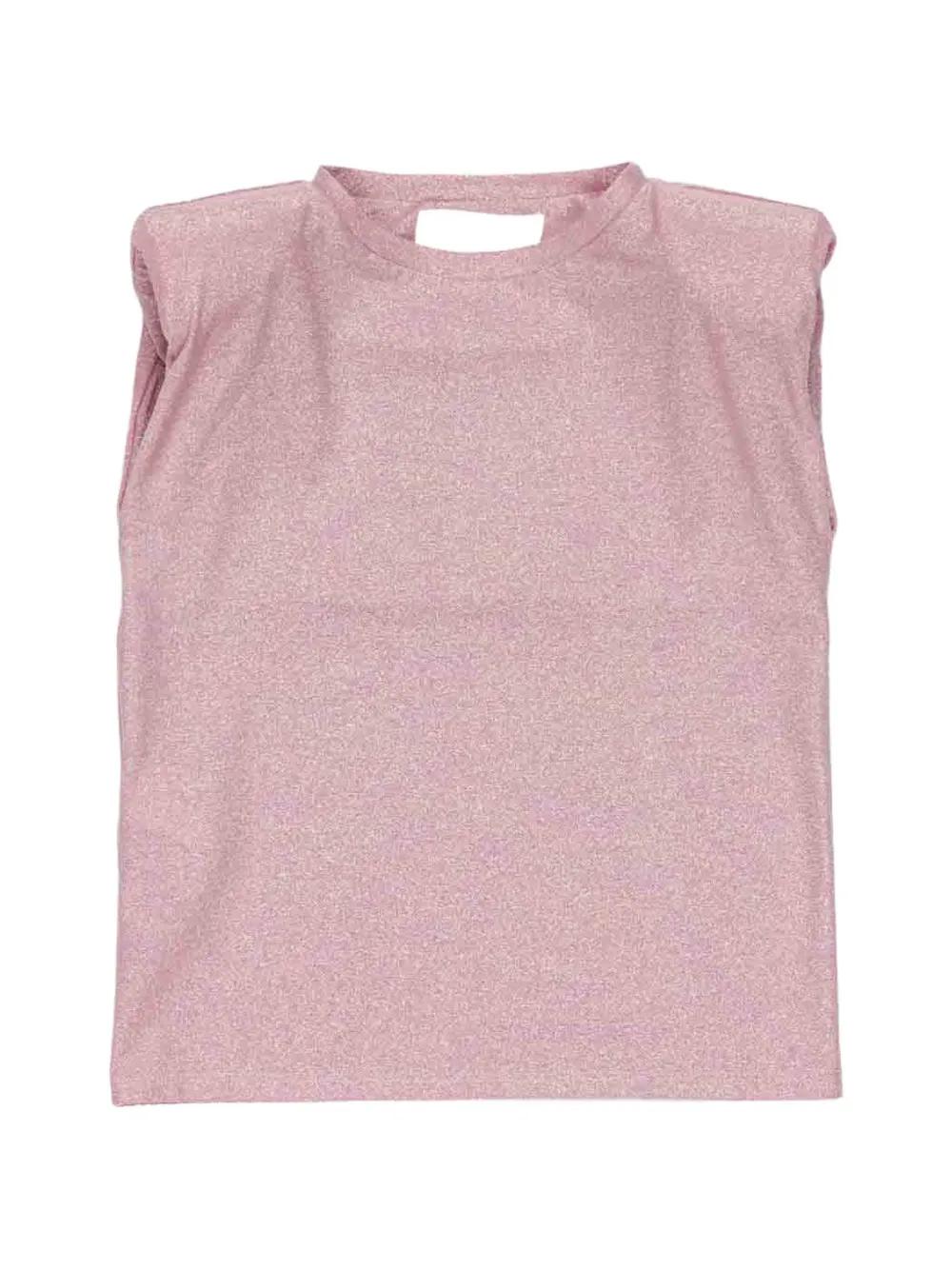 Miss Grant Kids glitter-effect T-shirt - Rosa