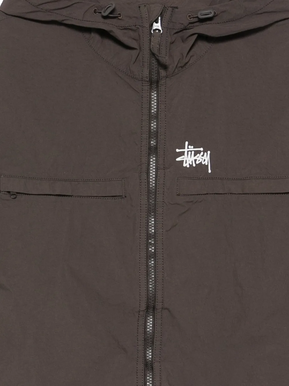  Stüssy Hooded Jacket - Brown 