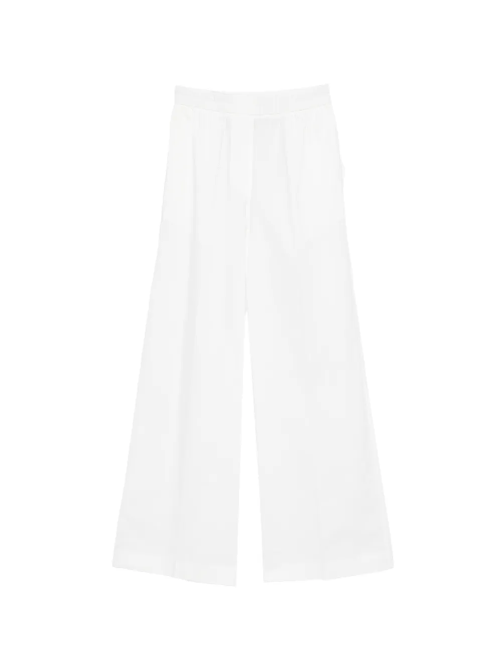 Forte Forte elasticated-waistband trousers - Bianco