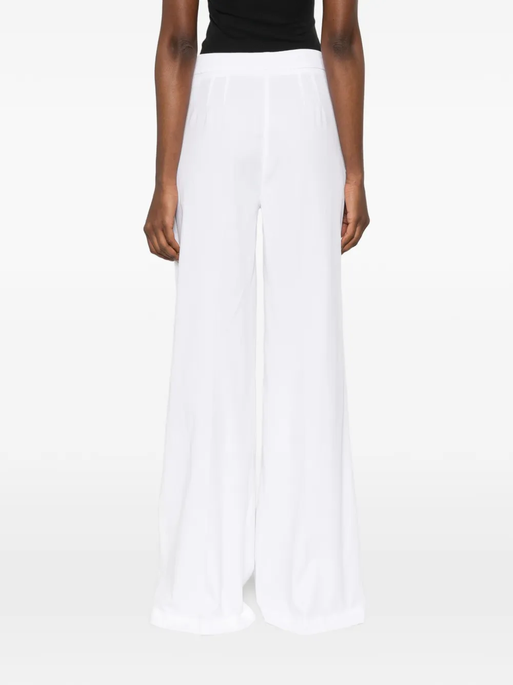 Via Masini 80 Broek met wijde pijpen Wit
