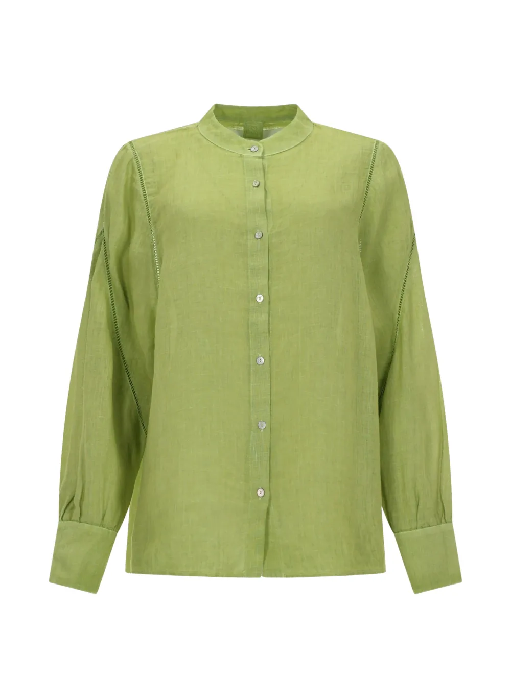 120% Lino linen shirt - Verde