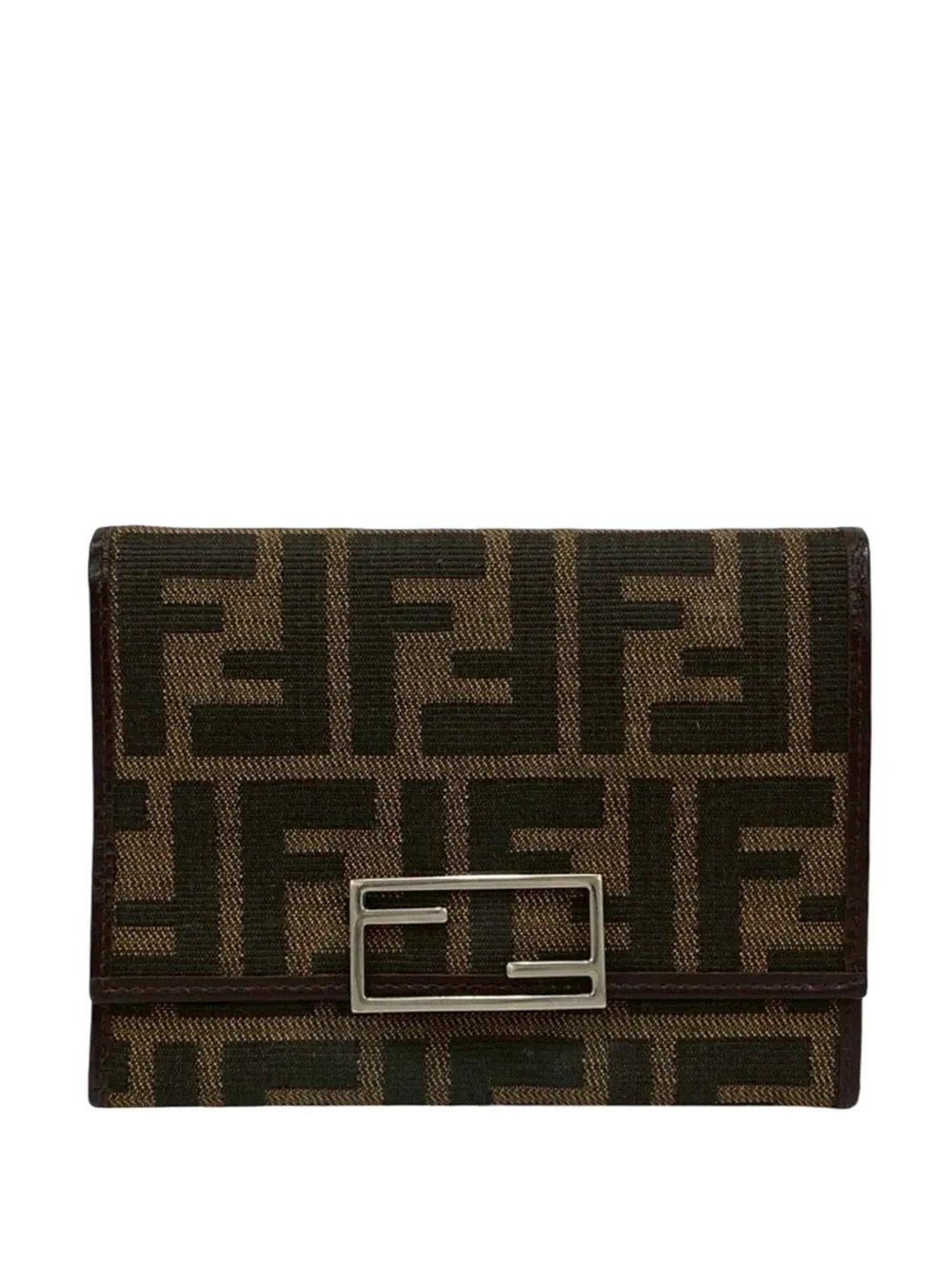 Fendi Pre-Owned 20th Century Zucca Canvas Wallet small wallets - Marrone