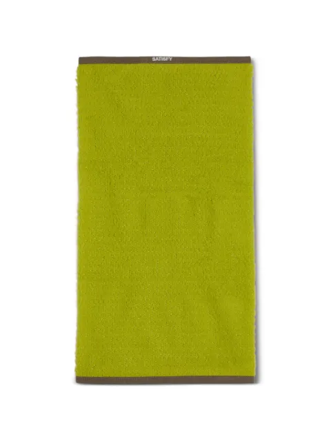 Satisfy FuzzFleece AD logo-detail scarf