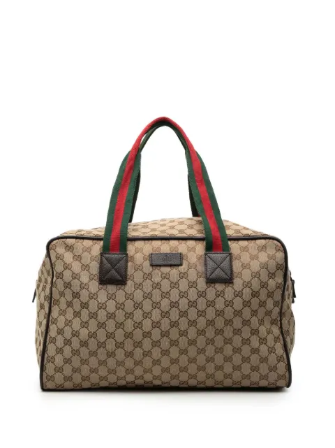 Gucci Pre-Owned 2000-2015 GG Canvas Web Duffle Bag travel bag