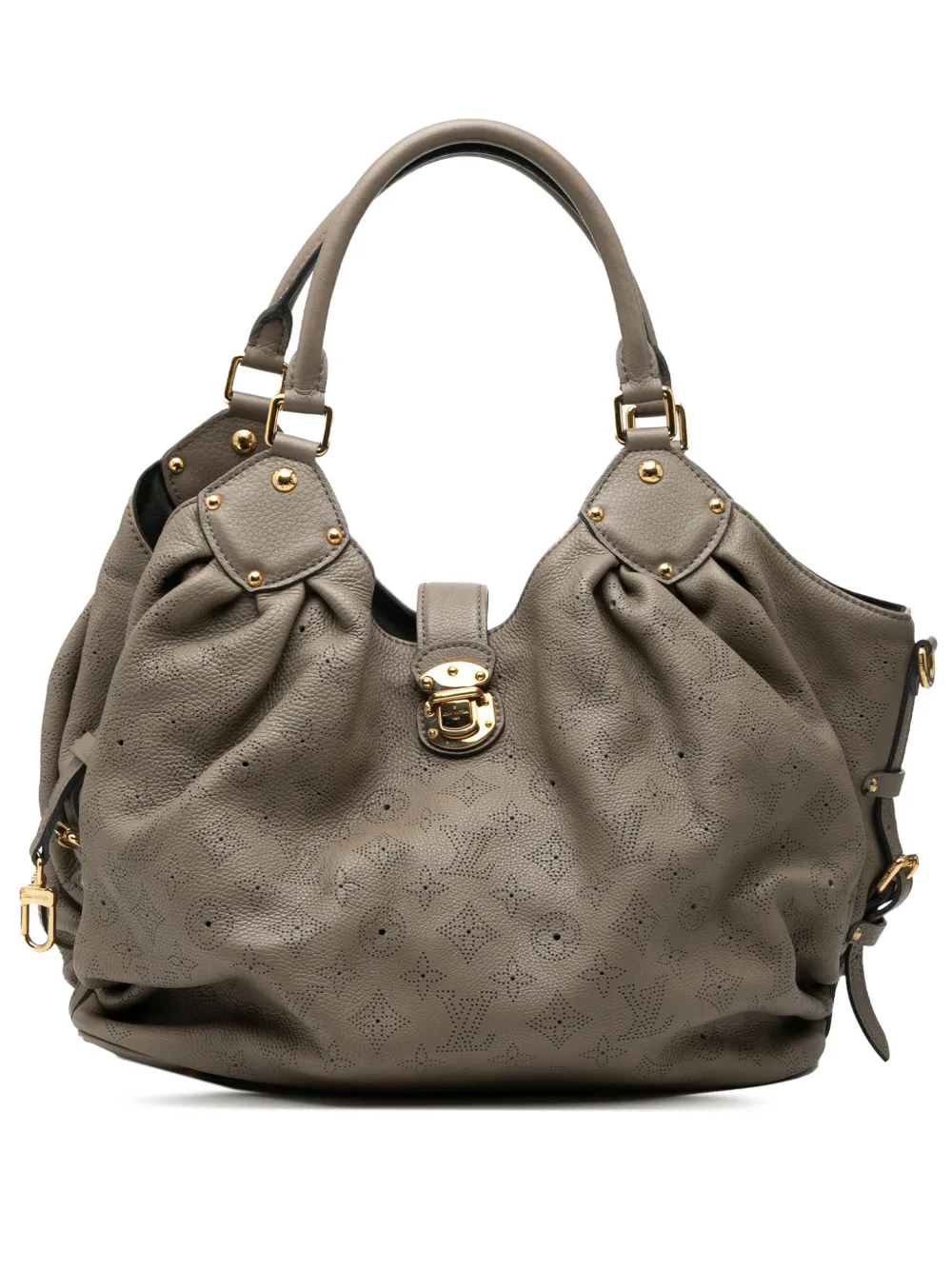 Louis Vuitton Pre-Owned 2009 Monogram Mahina L hobo bag - Brown