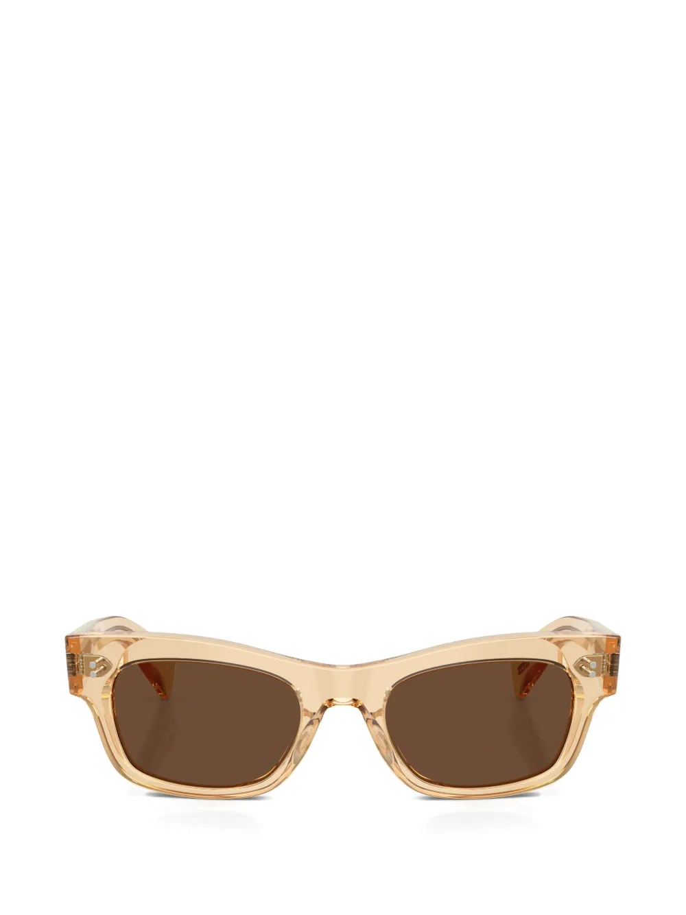 Oliver Peoples Sonia rectangle-frame sunglasses - Arancione