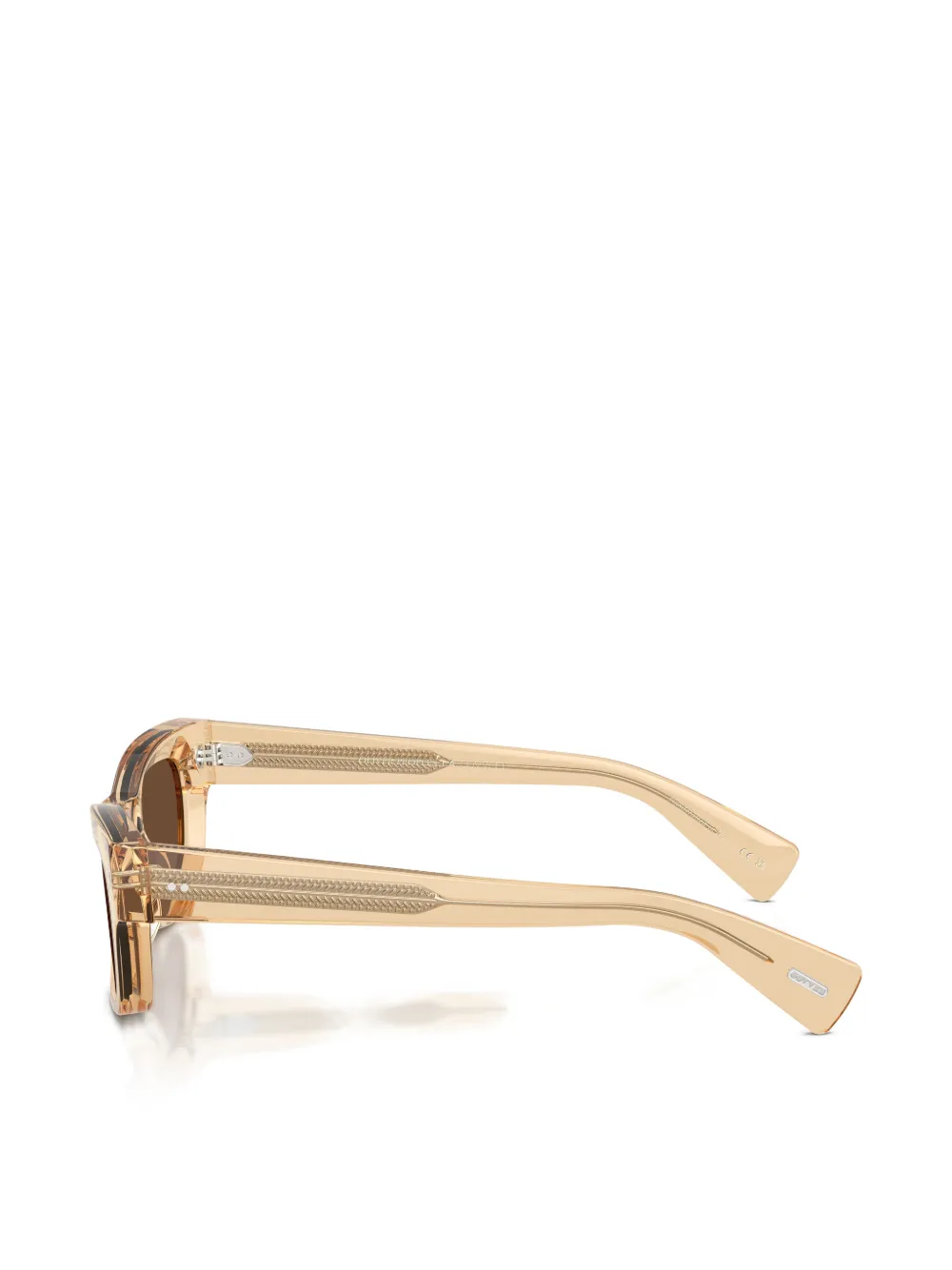  Oliver Peoples Sonia Rectangle-frame Sunglasses - Orange 