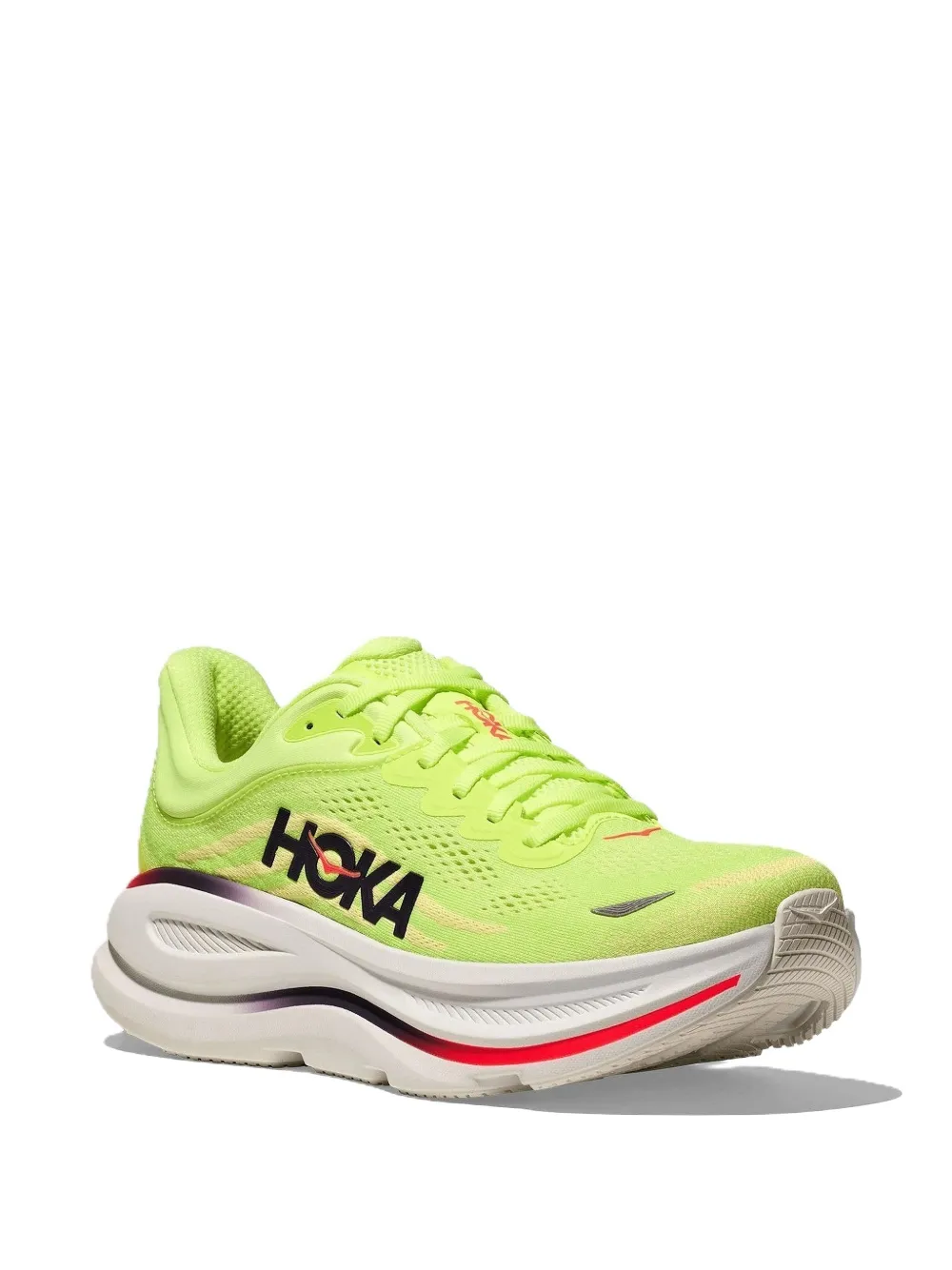 HOKA Bondi 9 "Neon Yuzu Sunlight" sneakers Geel