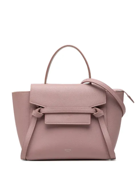 Celine Pre-Owned 2018 Nano Grained Calfskin Belt Bag satchel