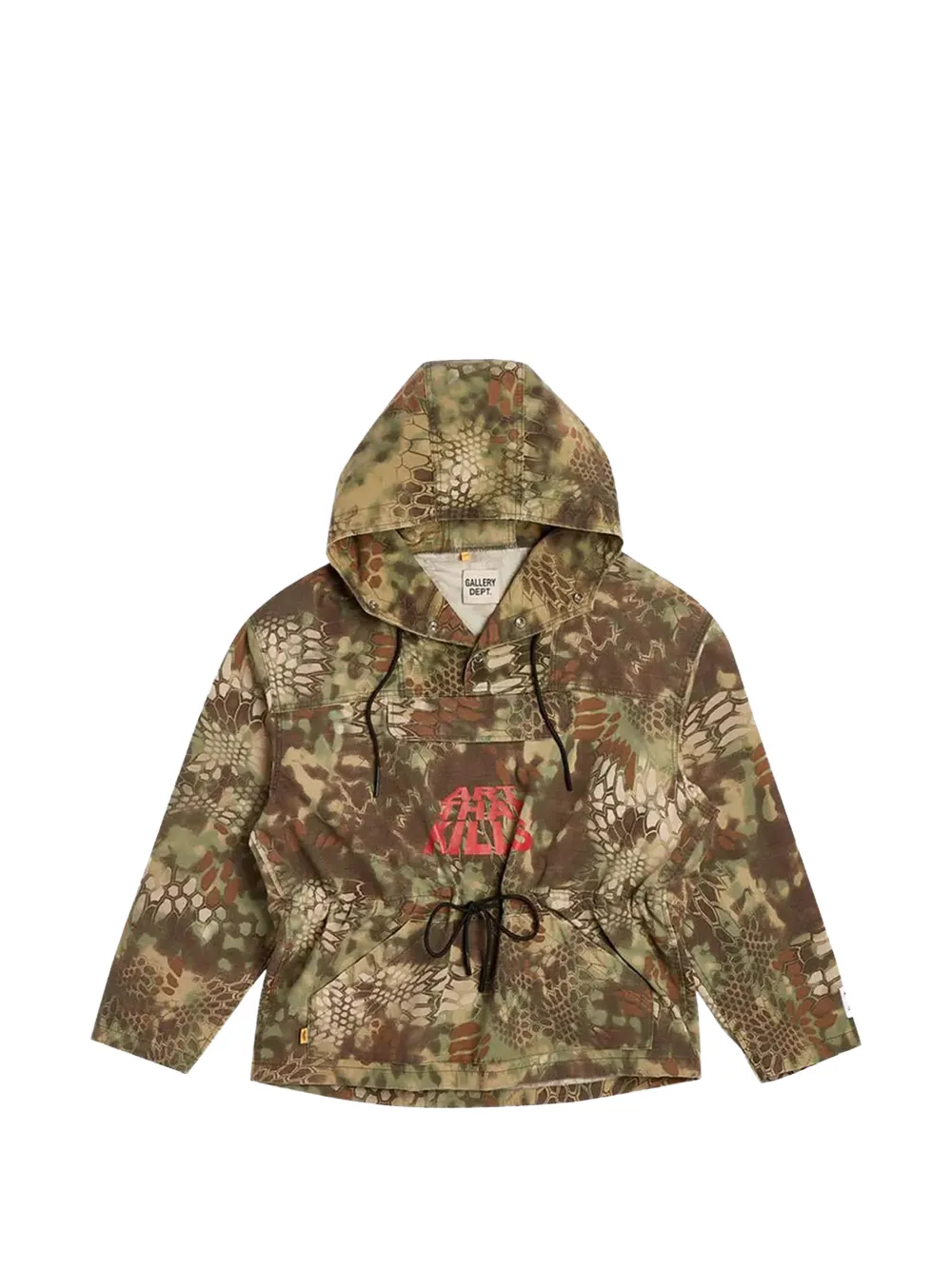 GALLERY DEPT. camouflage-print hoodie - Verde