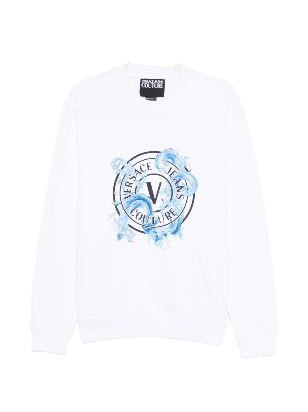 Versace Jeans Couture graphic-print sweatshirt - Bianco