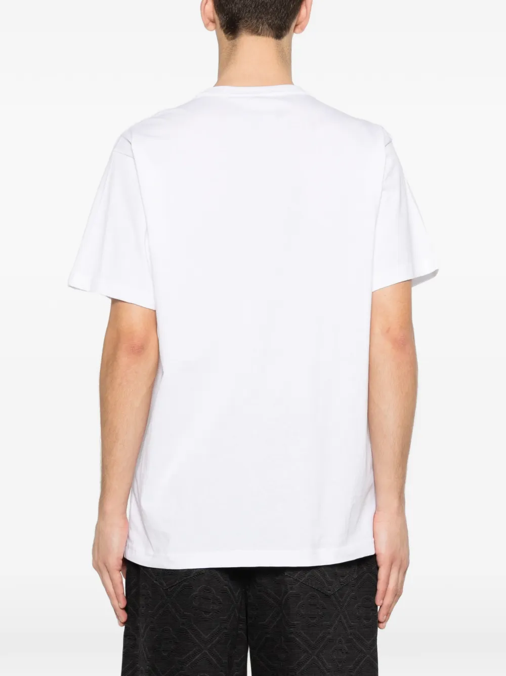 Versace Jeans Couture T-shirt met grafische print Wit