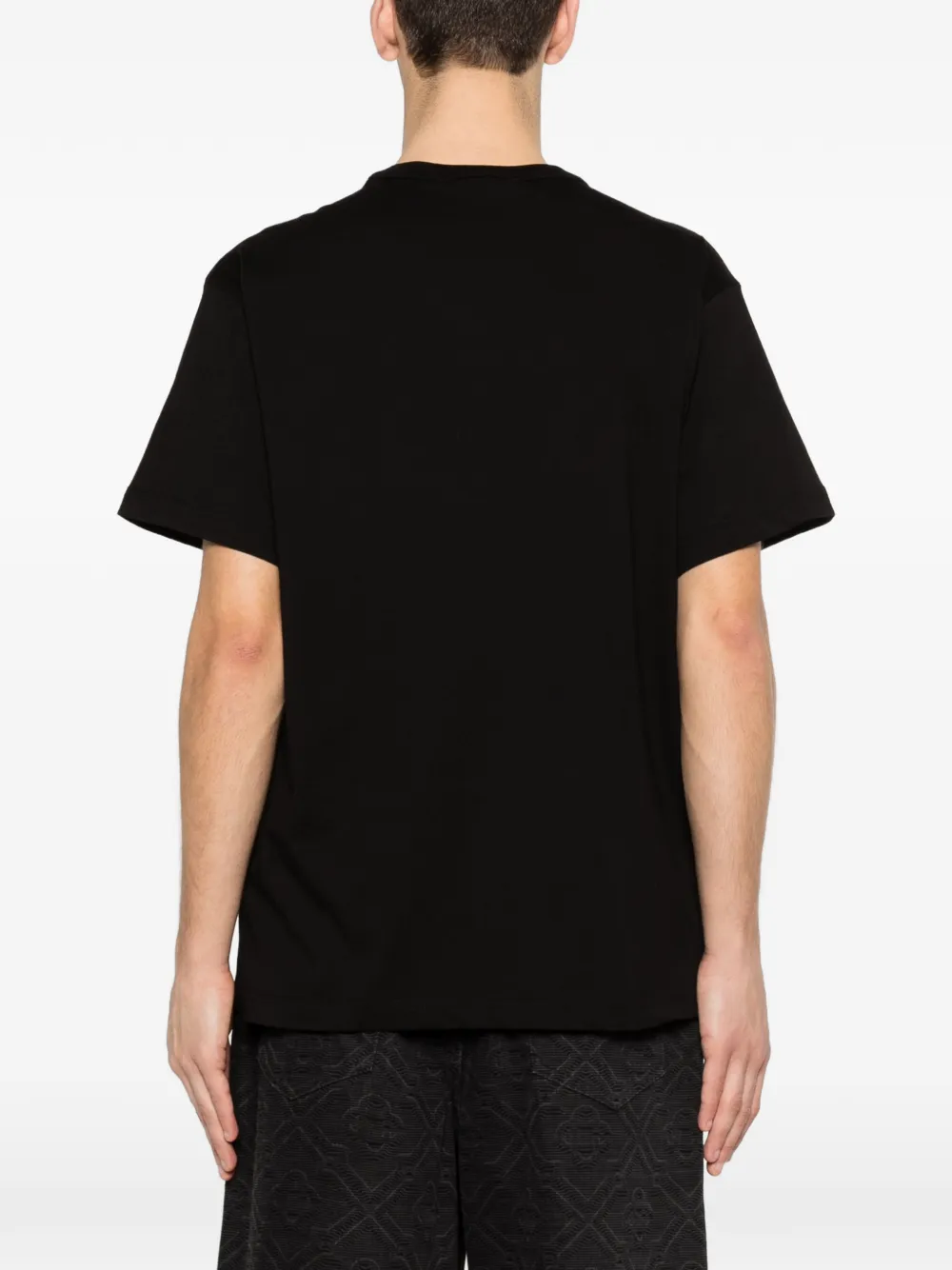 Versace Jeans Couture T-shirt met print Zwart