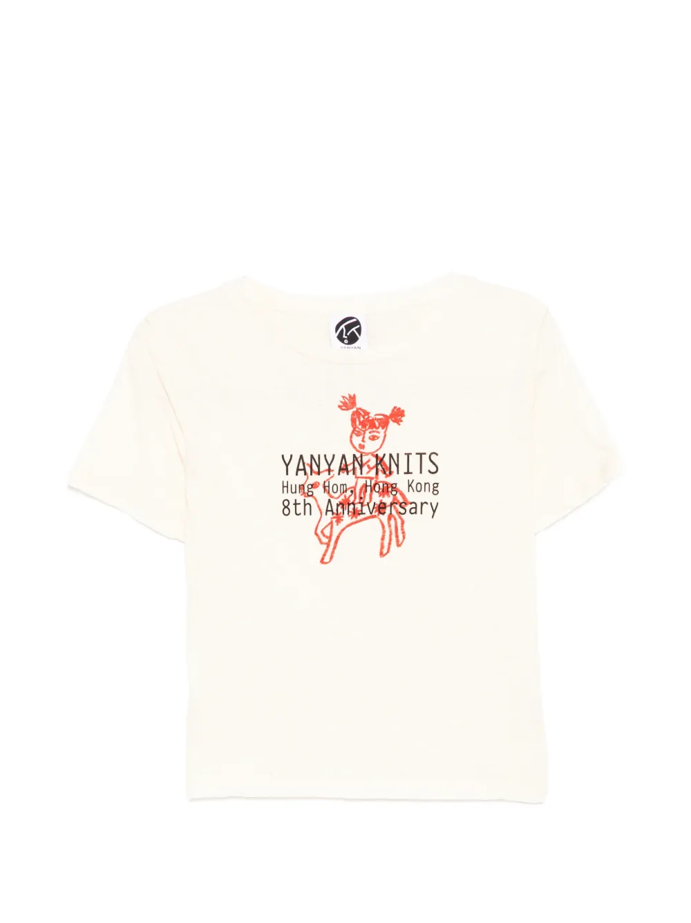 YANYAN KNITS printed T-shirt